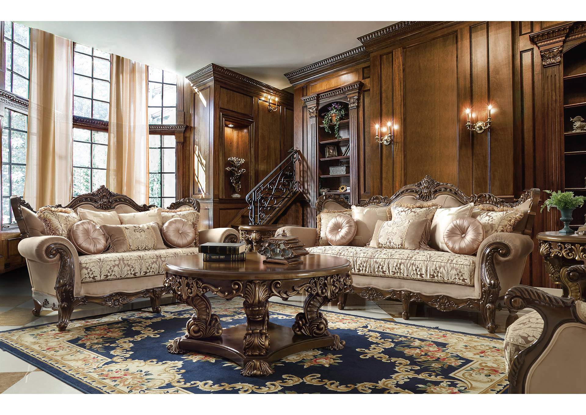 Perfect Brown Loveseat,Homey Design