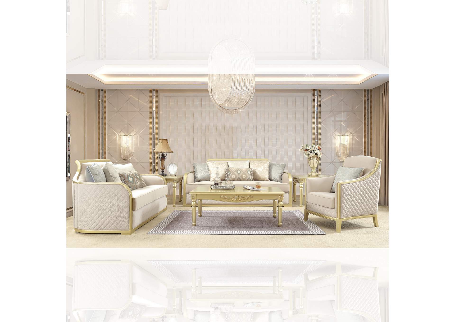 3 Piece Sofa Set,Homey Design
