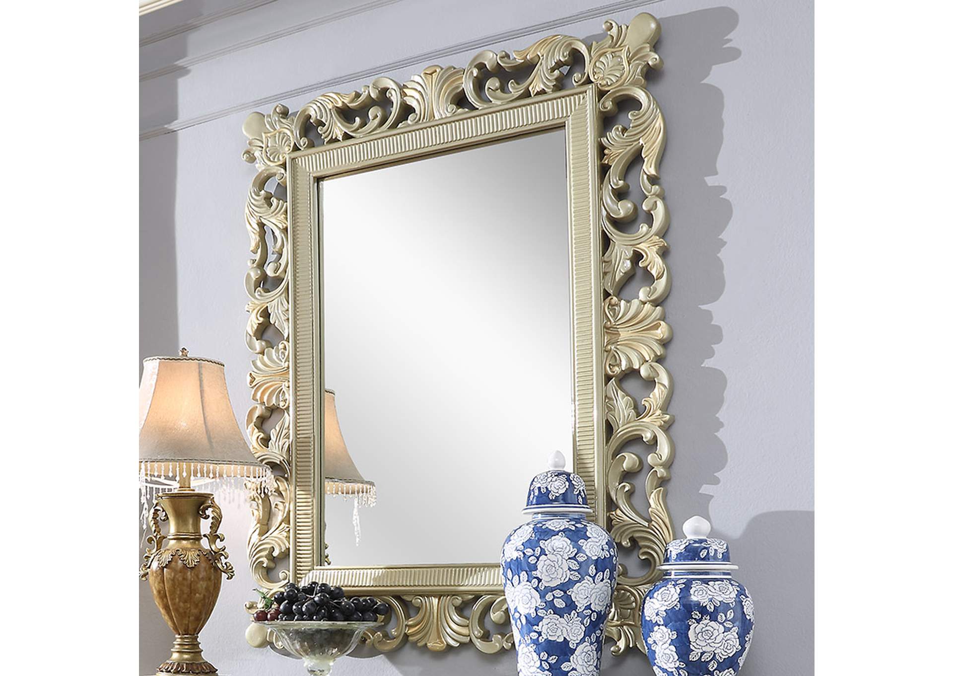 Satin Gold Mirror,Homey Design