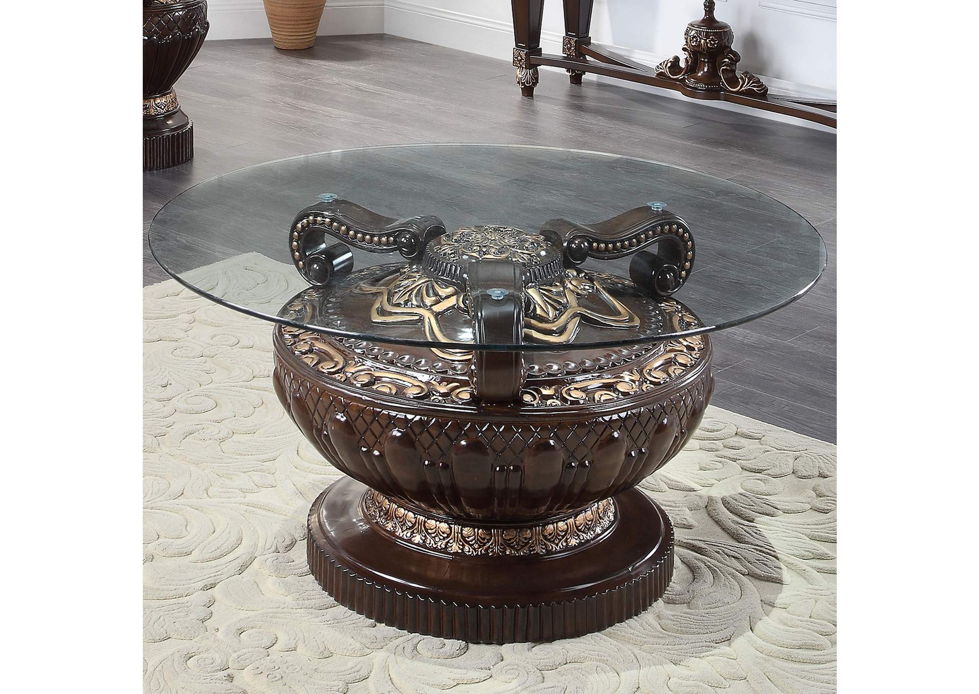 HD-8908C - 3Pc Coffee Table Set,Homey Design