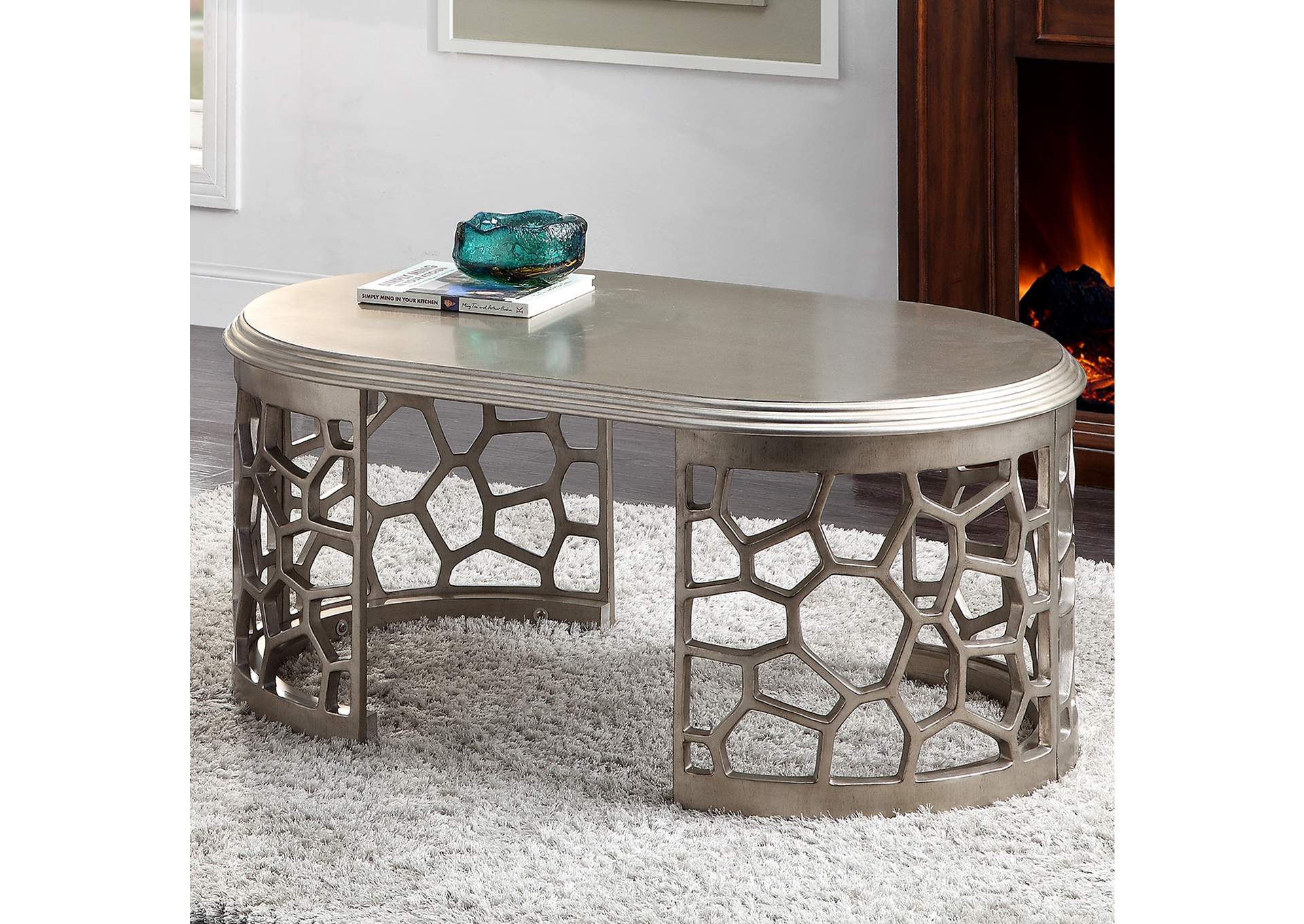 HD-8912S - 3Pc Coffee Table Set,Homey Design