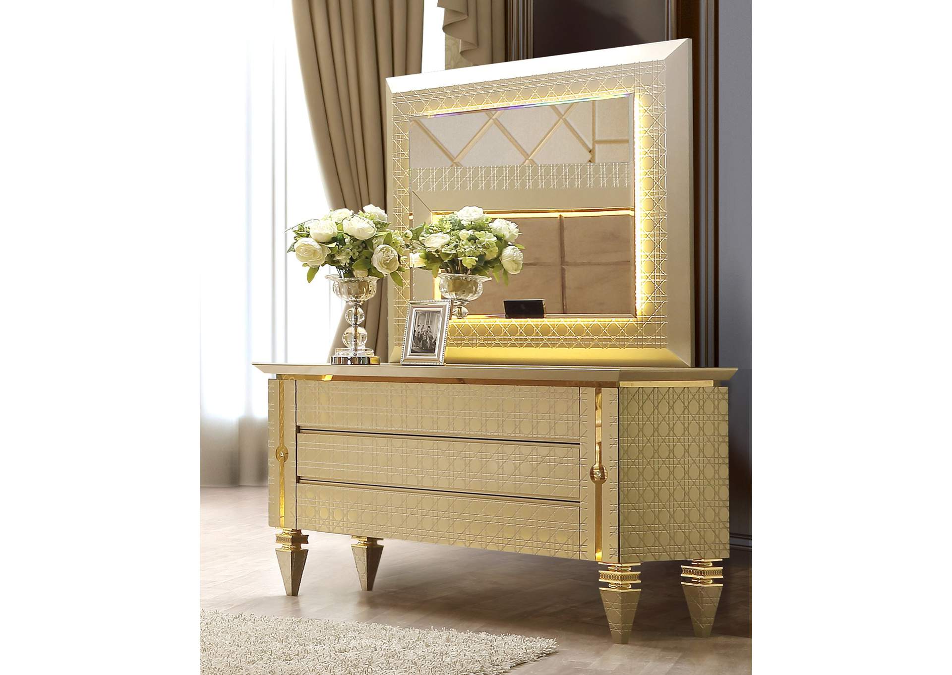 HD-918 - 5Pc Bedroom Set <Br> <Font Color="Red">(Special Order)</Font>,Homey Design