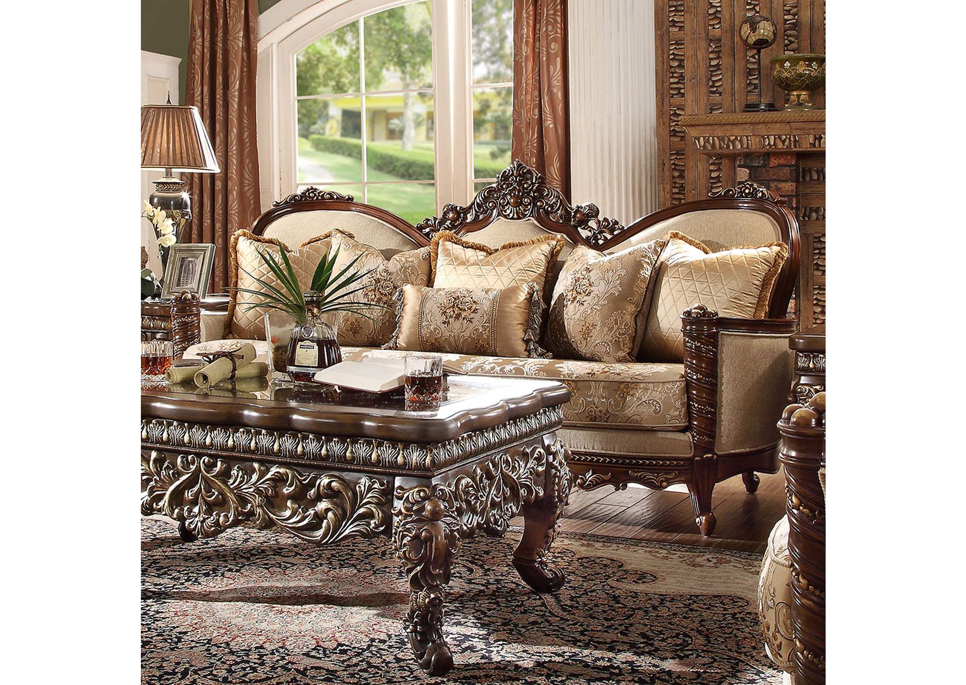 Extra Dark Walnut Sofa,Homey Design