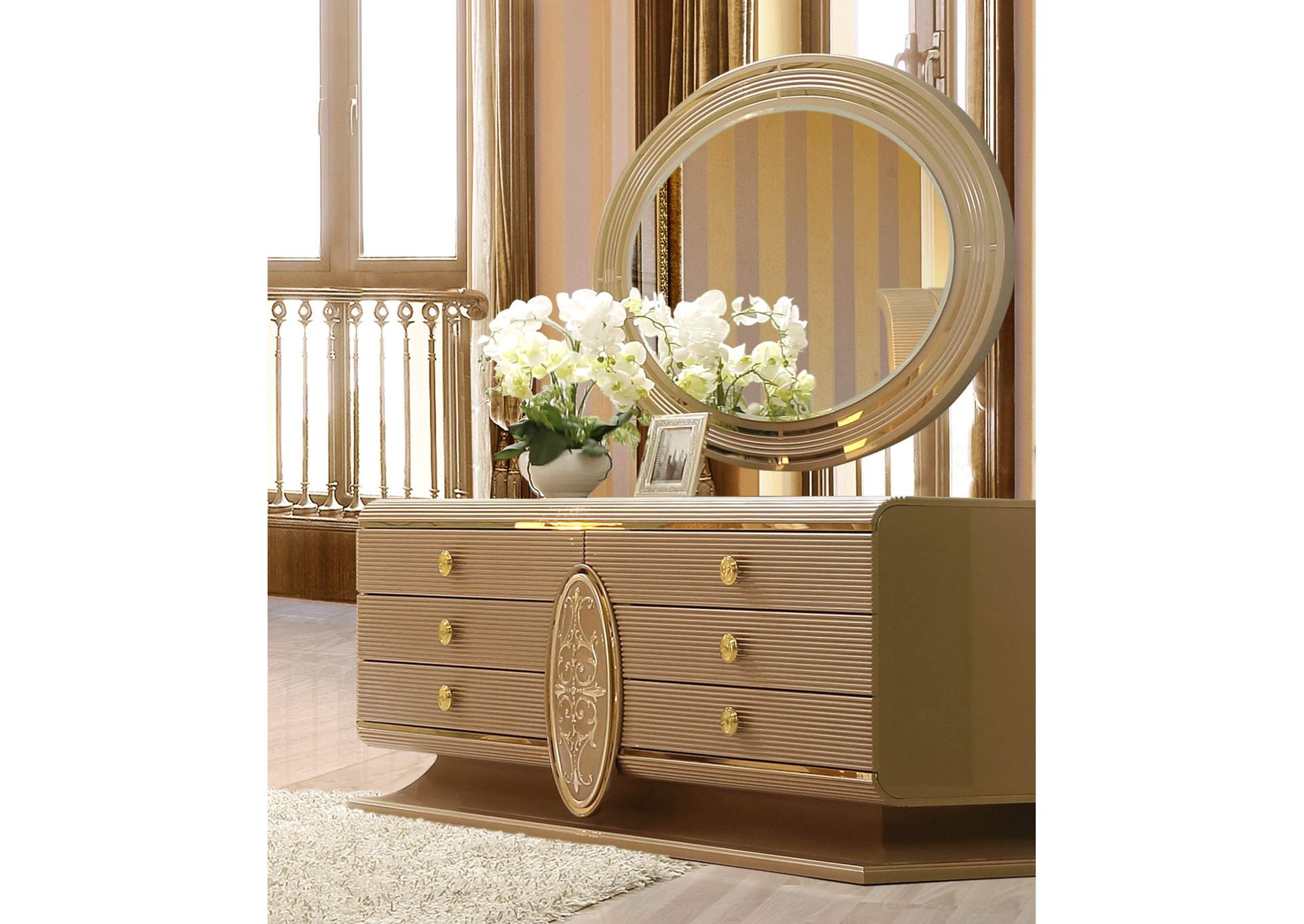 Belle Silver Dresser,Homey Design