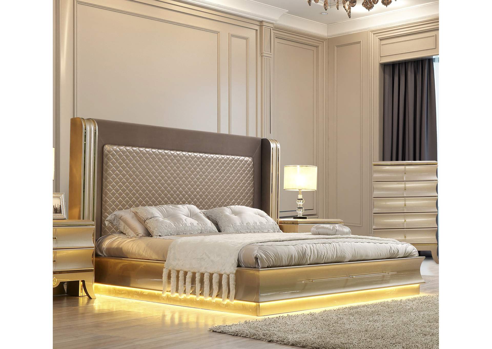 HD-925 - Bed(Ck:74*86),Homey Design