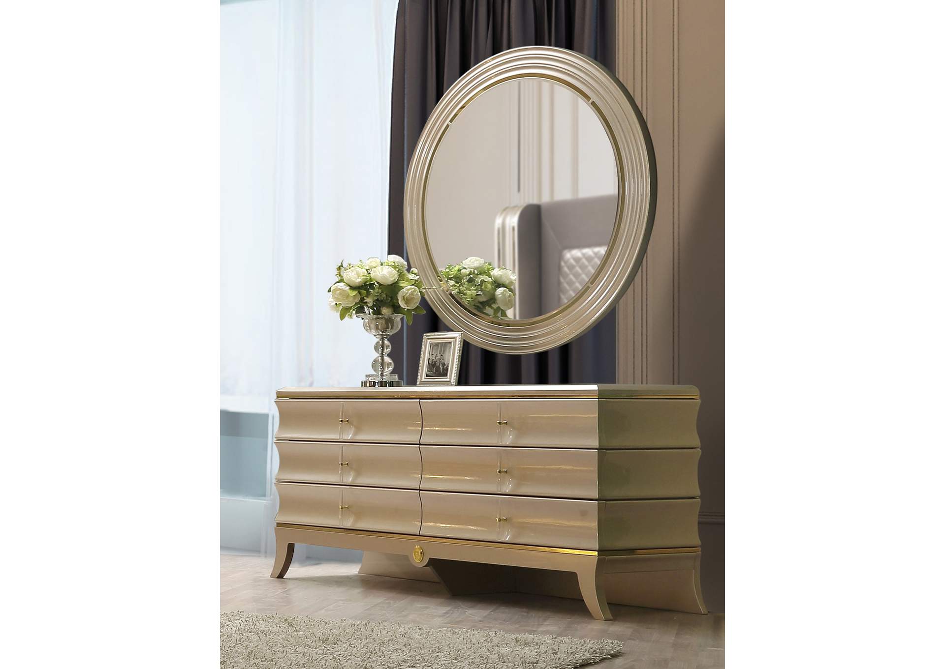 Belle Silver Dresser,Homey Design