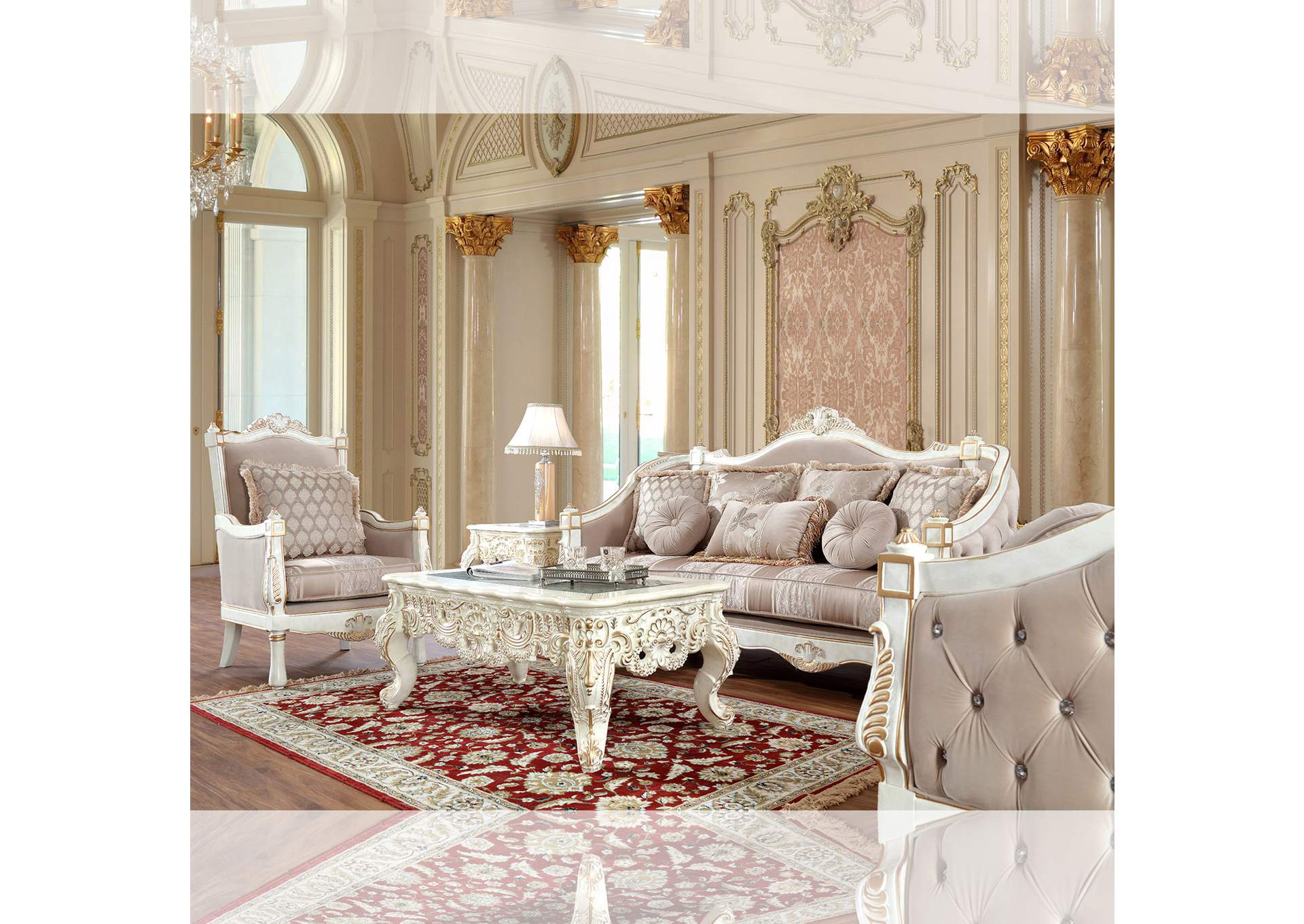 HD-9390 - 3Pc Sofa Set,Homey Design