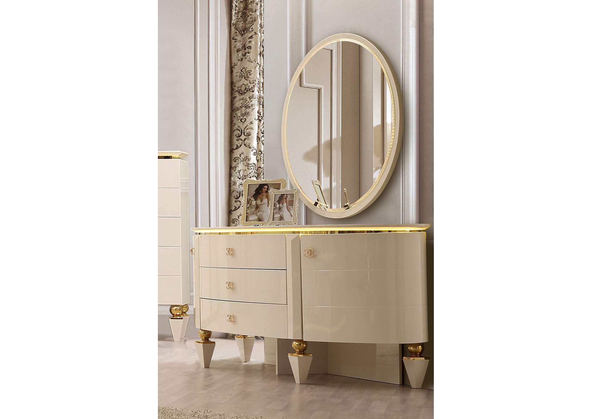 HD-9935 - 5Pc Bedroom Set<Br> <Font Color="Red">(Special Order)</Font>,Homey Design