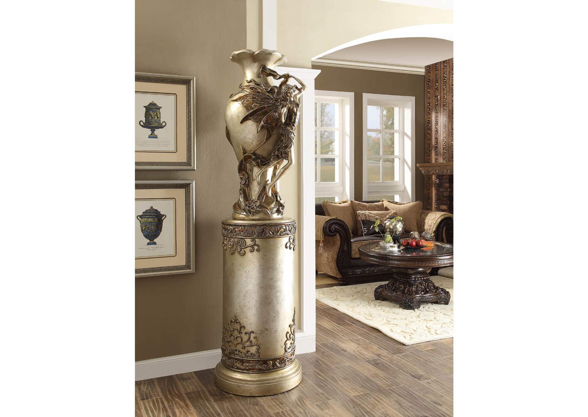 Belle Silver Vase,Homey Design