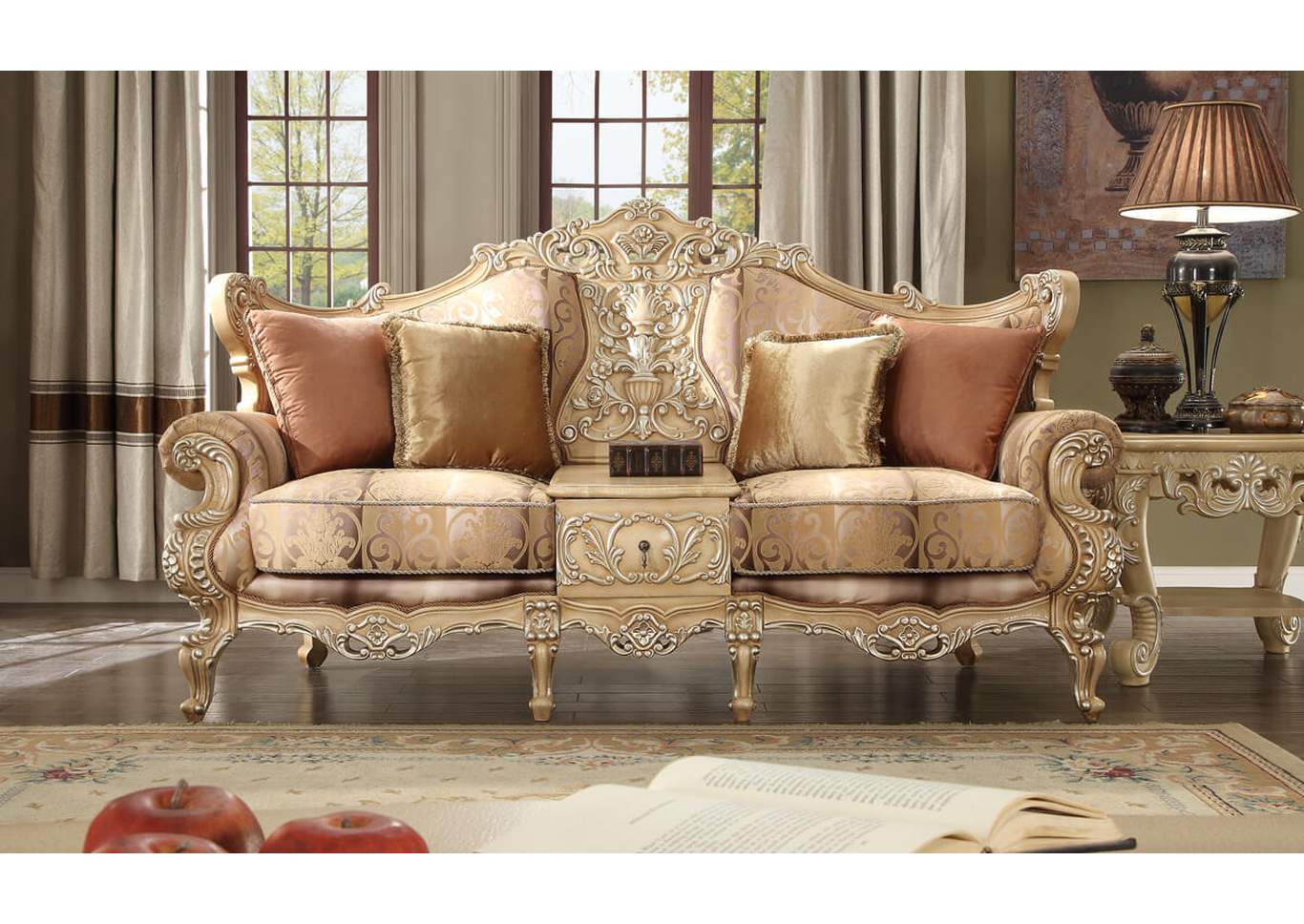 Gold Sofa,Homey Design