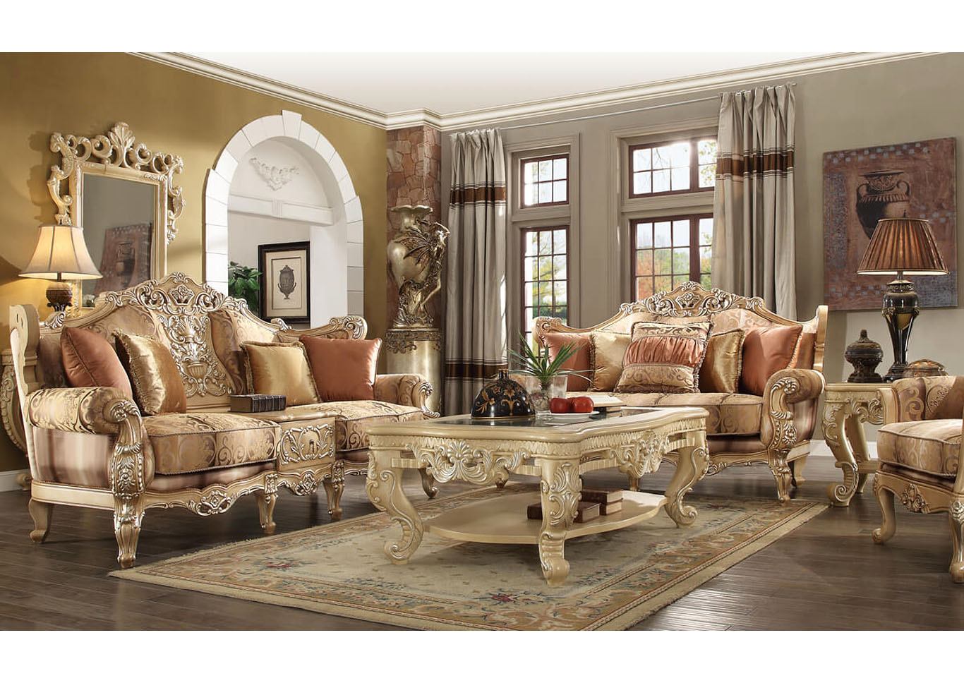 Gold Sofa,Homey Design