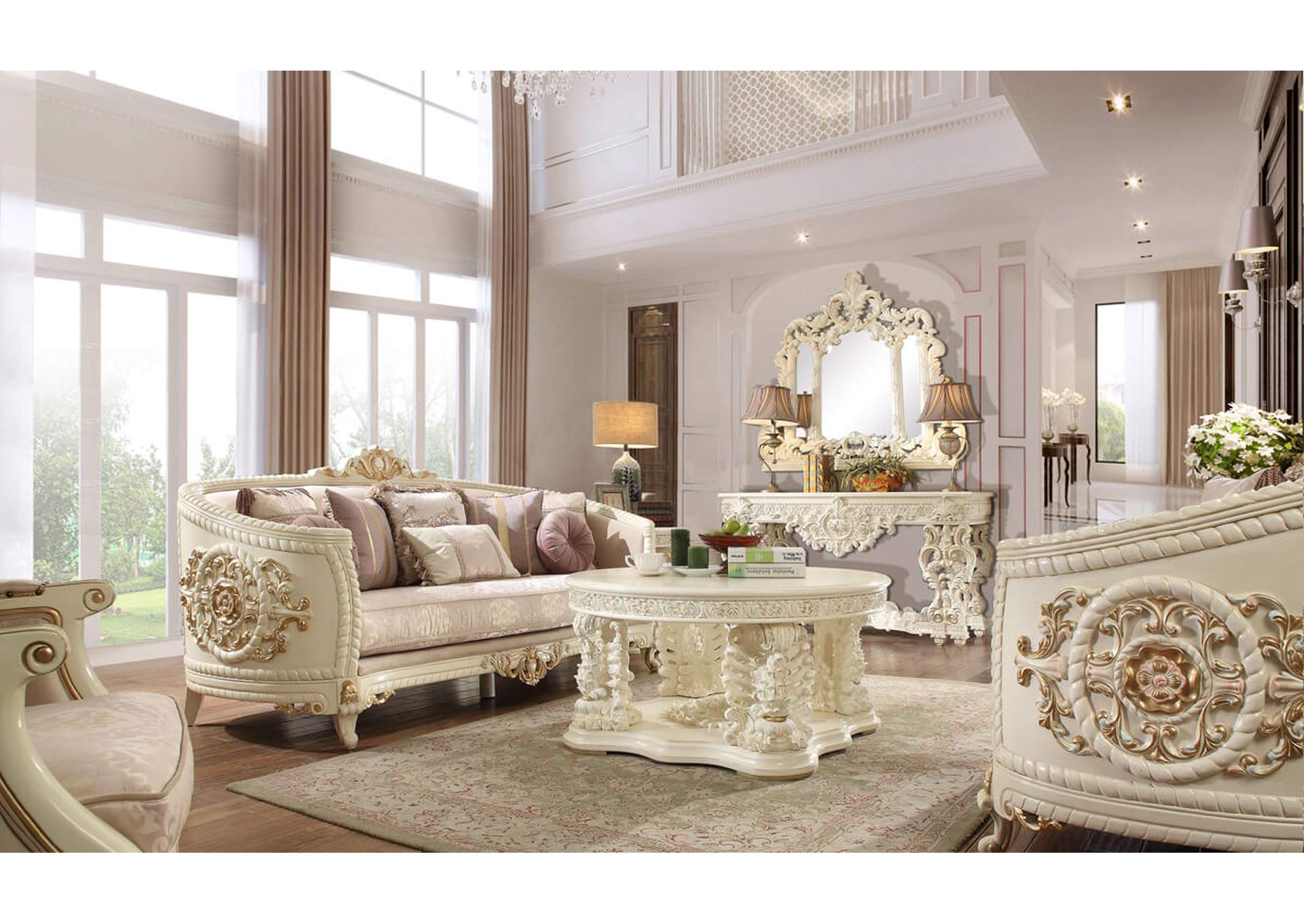 Cream Arm Chair,Homey Design