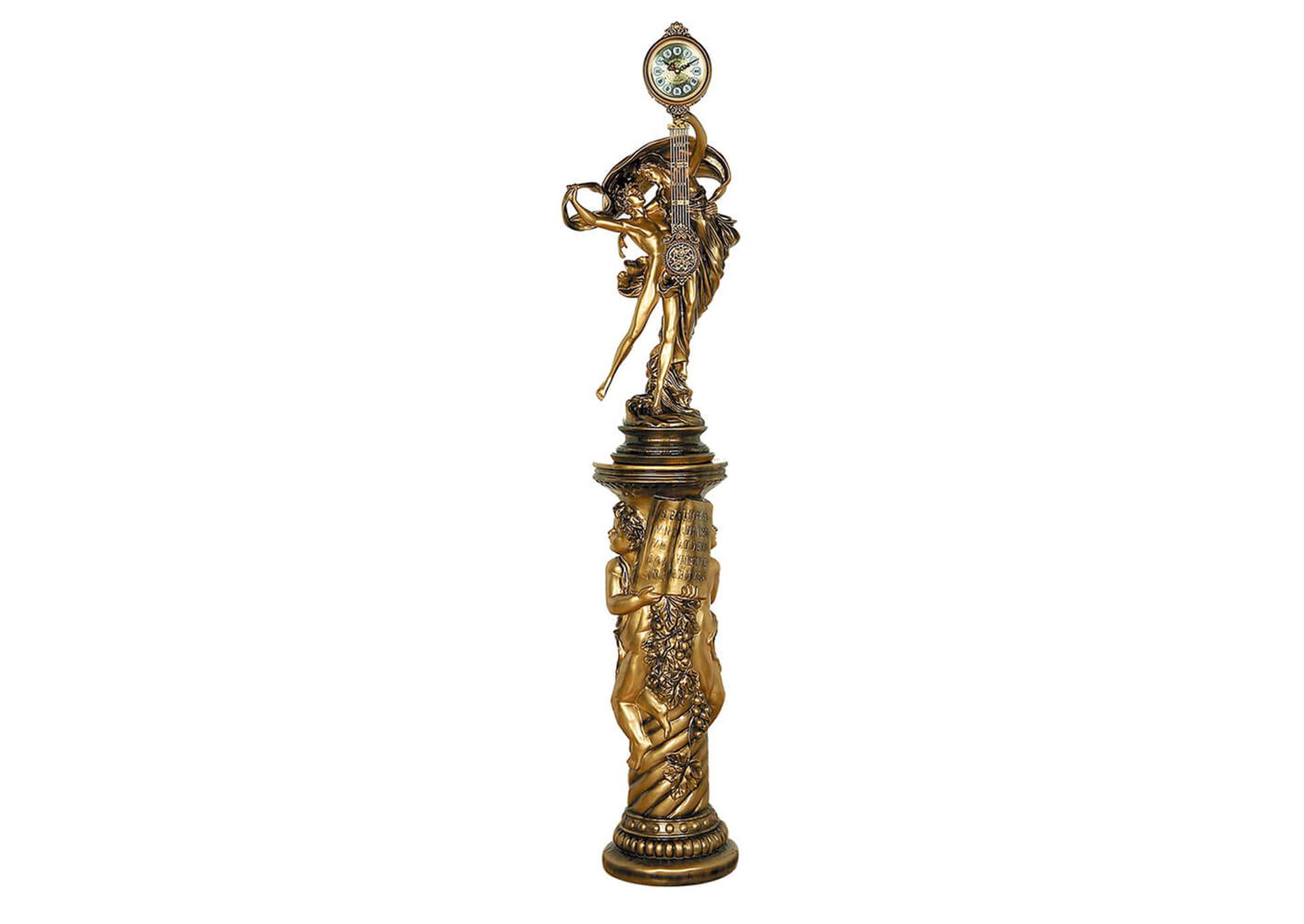 Metallic Antique Gold Clock,Homey Design