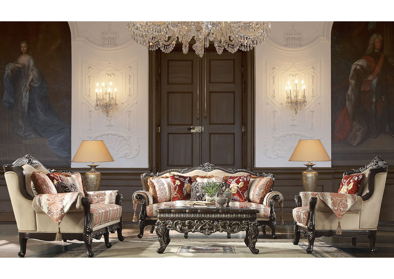 Brown Mahogany Loveseat,Homey Design