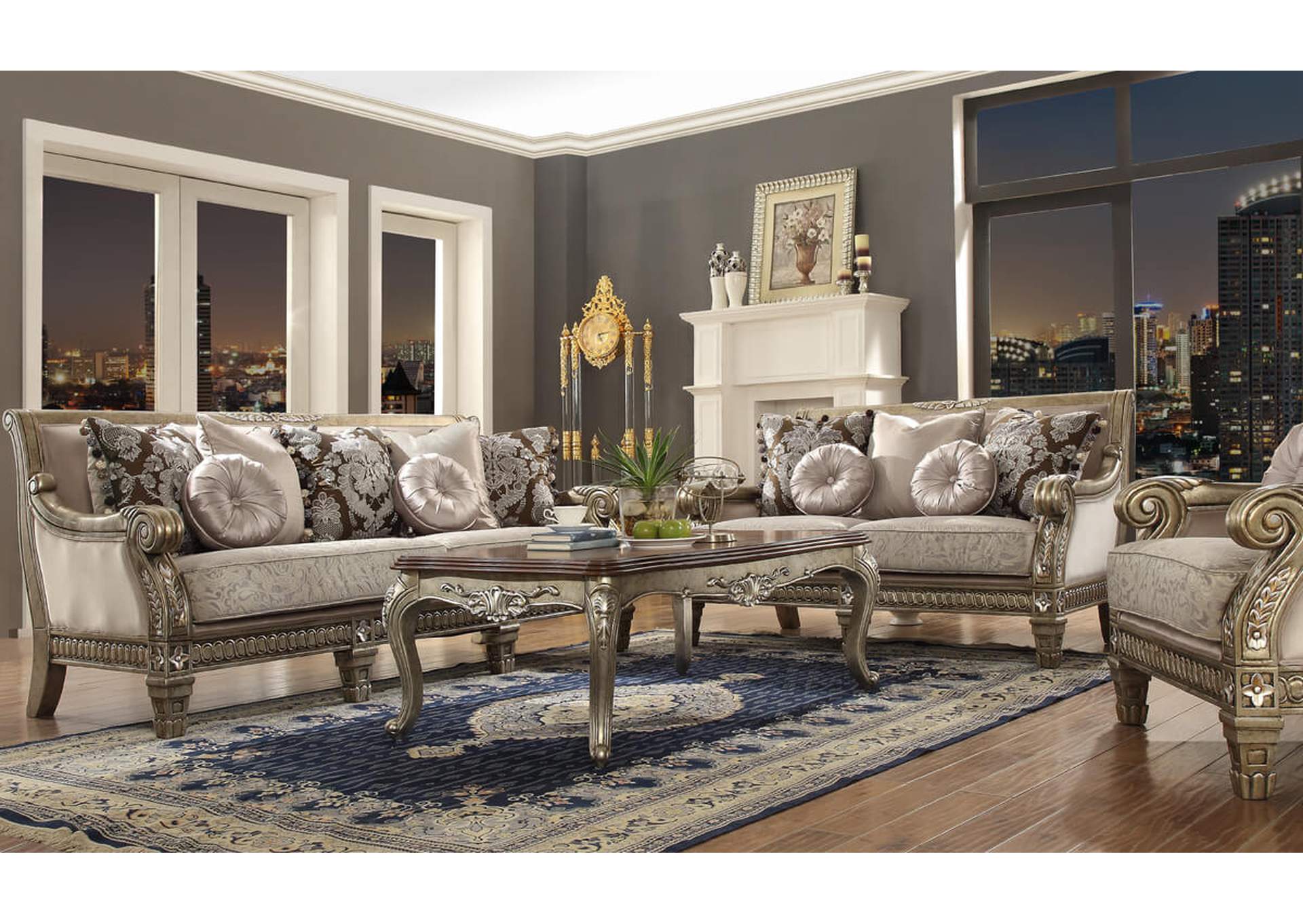 3 Piece Sofa Set,Homey Design