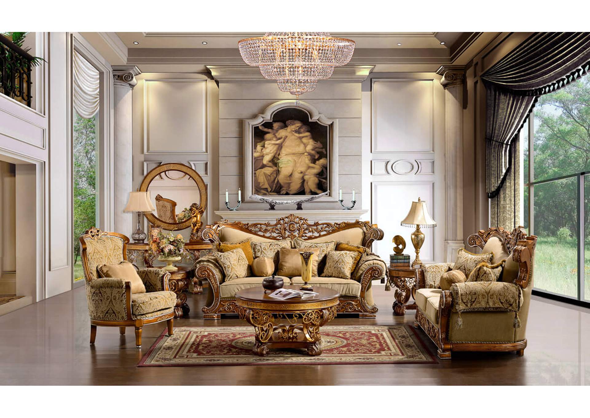 HD-369 - 3Pc Sofa Set,Homey Design