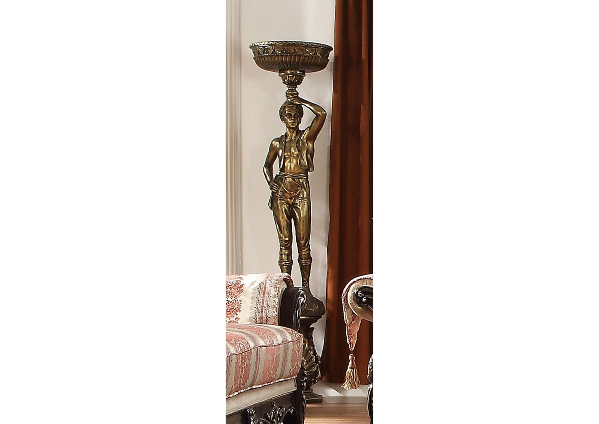 Antique Golden Bronze Vase,Homey Design
