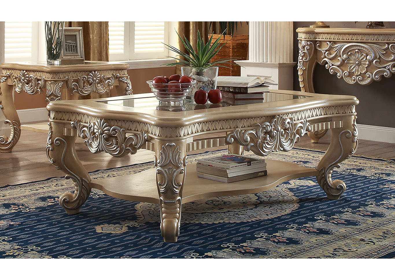 Gold Coffee Table,Homey Design