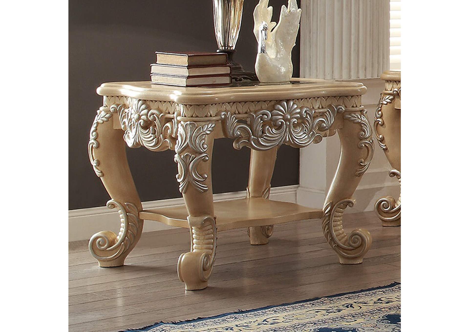 Gold End Table,Homey Design