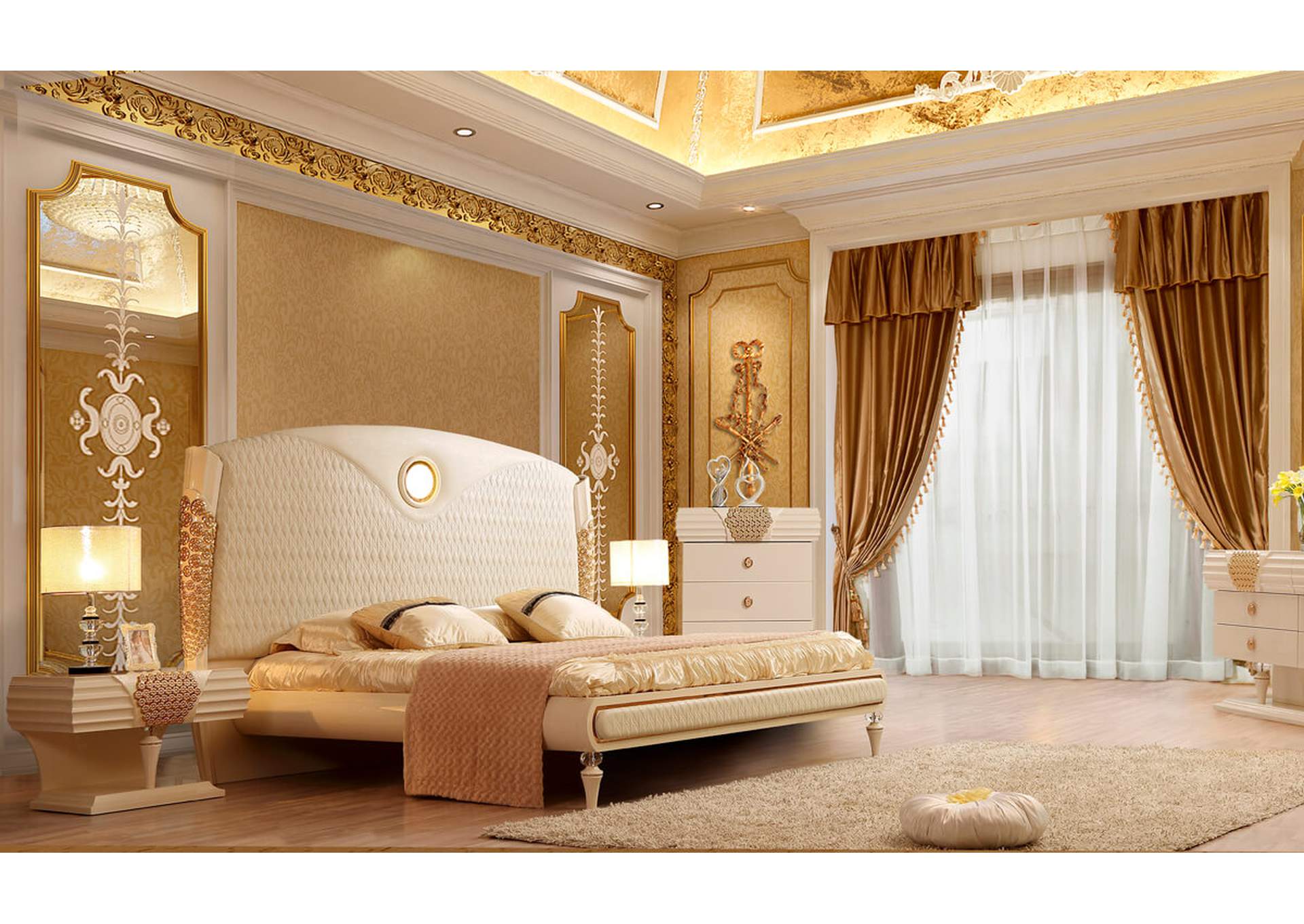 HD-901 - 5Pc Bedroom Set<Br> <Font Color="Red">(Special Order)</Font>,Homey Design