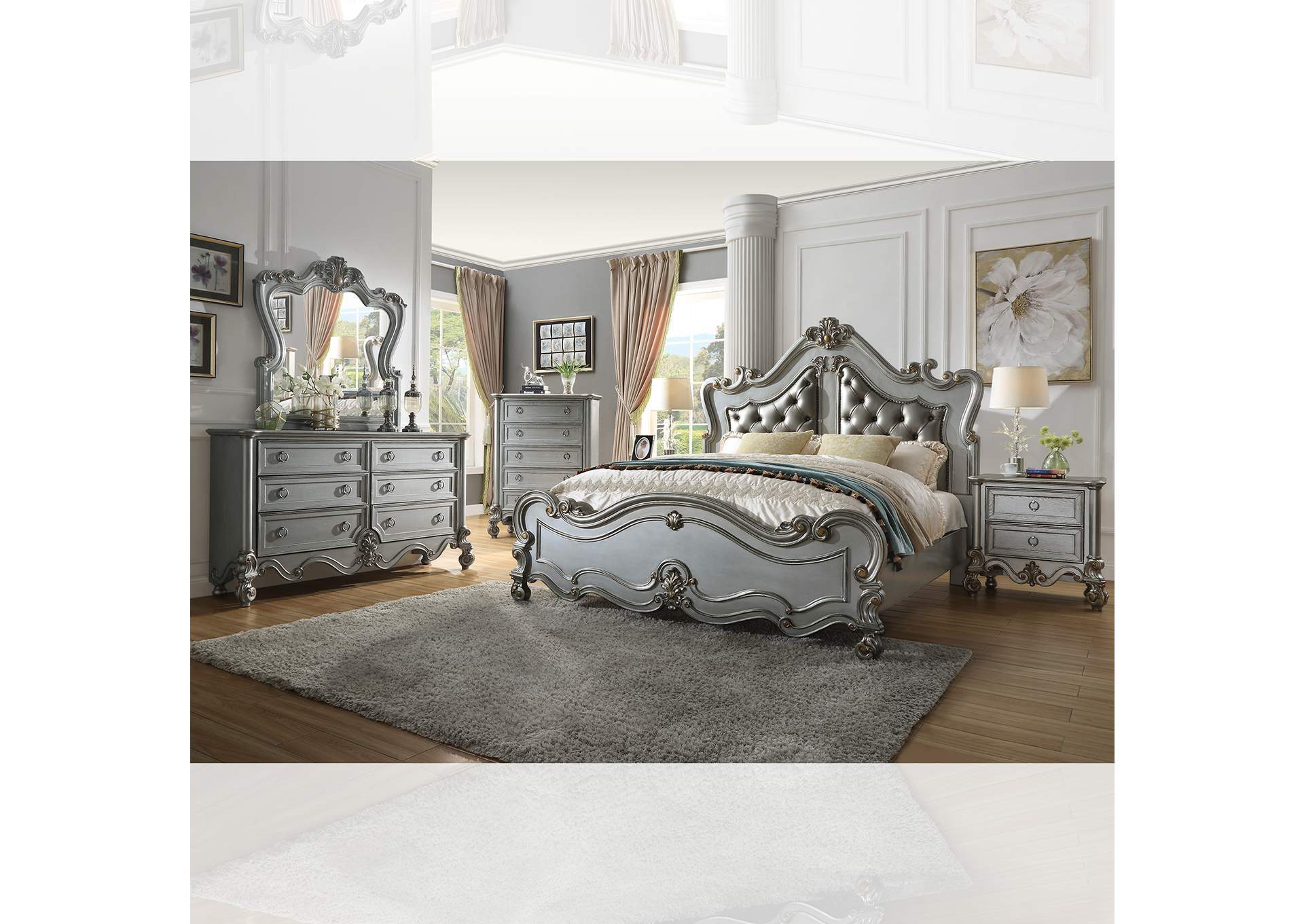 HD-999 - Ek 5Pc Bedroom Set,Homey Design