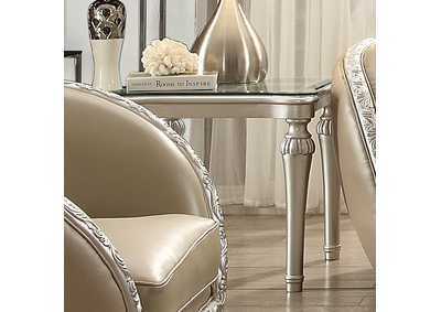 Image for Antique White End Table