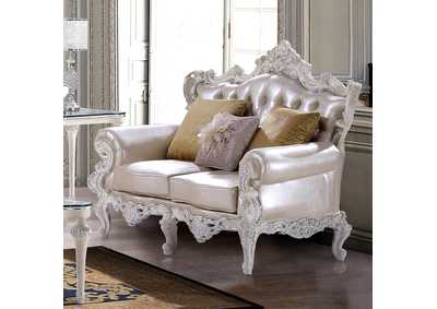 Image for Antique White Loveseat