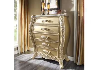 Image for Metallic Antique Gold Chest