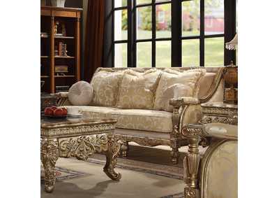 Metallic Bright Gold Sofa,Homey Design