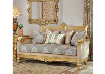 Image for Metallic Bright Gold HD-2666 Loveseat