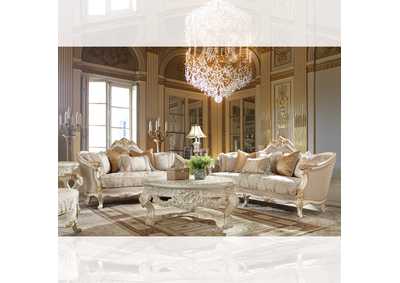 Image for Plantation Cove White HD-2669 3 Piece Sofa Set