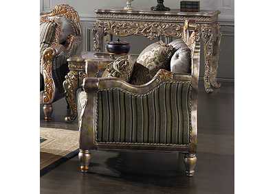 Image for Metallic Gold / Silver Arm Chair