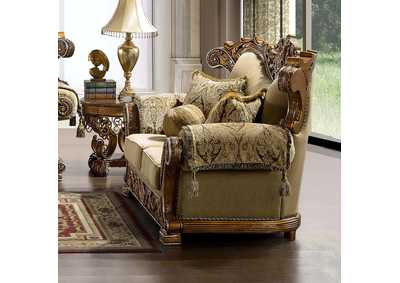 Image for Medium Golden Tan Loveseat