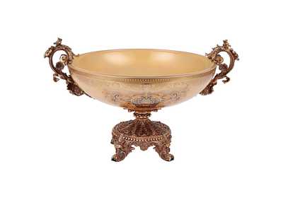 Bronze, Mocha Cream, Gold Bowl