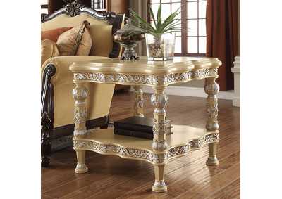 Image for Mohawk Pickle Frost & Metallic Antique Silver End Table