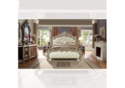 Image for Metallic Silver 5 Piece Bedroom Set