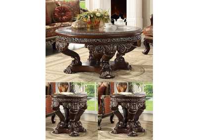 Image for Metallic Silver 3 Piece Coffee Table Set