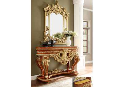 Image for Gold Console Table