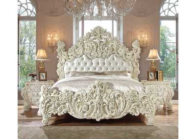 Image for White Gloss California King Bed