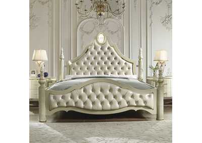 Image for Satin Gold Bed Eastern King Bedroom Set