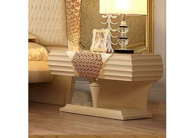 Image for Gold & Cream Nightstand