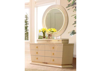 Image for White Gloss Dresser