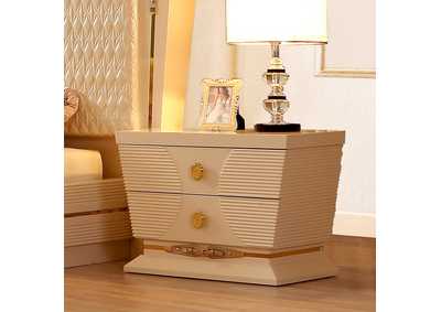 Image for White Gloss Nightstand