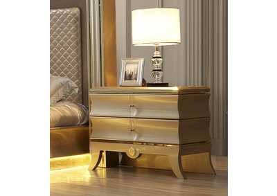 Image for Belle Silver Nightstand