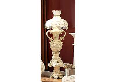Antique White & Gold 45" Lamp