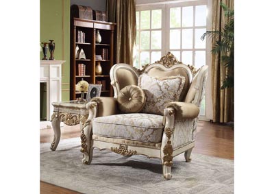 Image for Vintage White Arm Chair