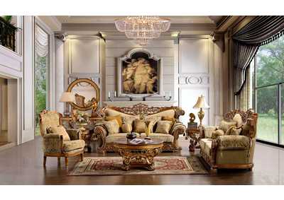 Image for Medium Golden Tan Arm Chair
