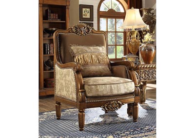 Image for Antique Gold Arm Chair
