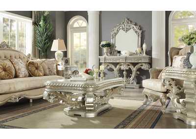 Image for Metallic Silver 3 Piece Coffee Table Set