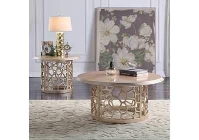 Image for Champagne 3 Piece Coffee Table Set